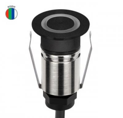 EMIT 25MM 1W 36° LED RGBW 24V DECKLIGHT STS BLACK